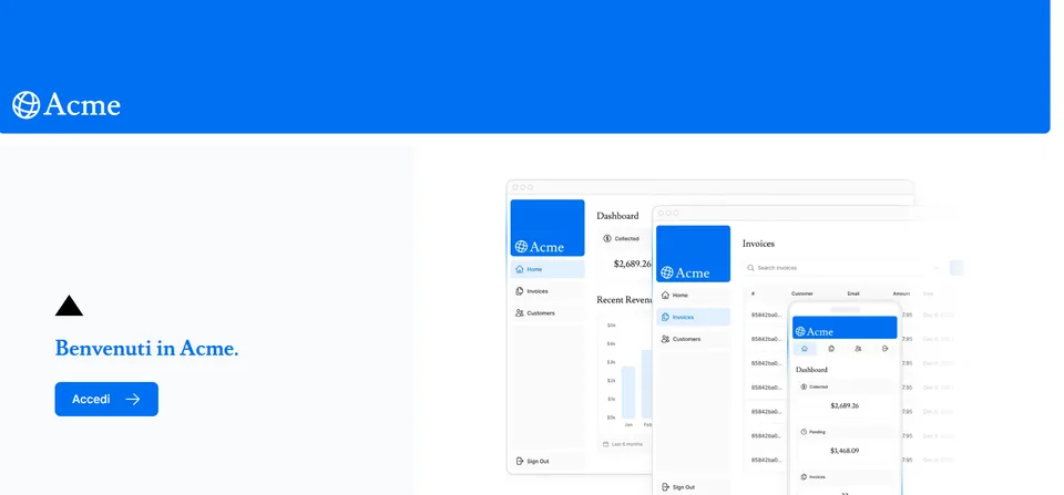 Screenshot di Next.js Admin Dashboard