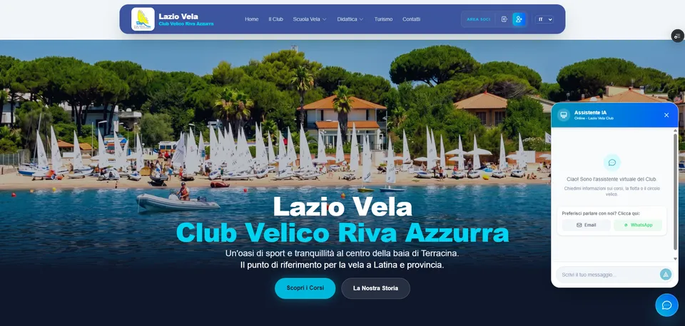 Anteprima del progetto Lazio Vela
