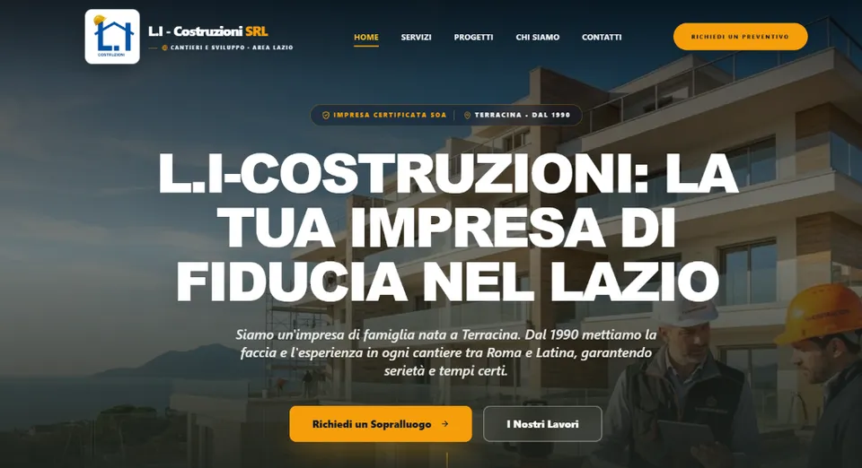 Anteprima del progetto LI Costruzioni