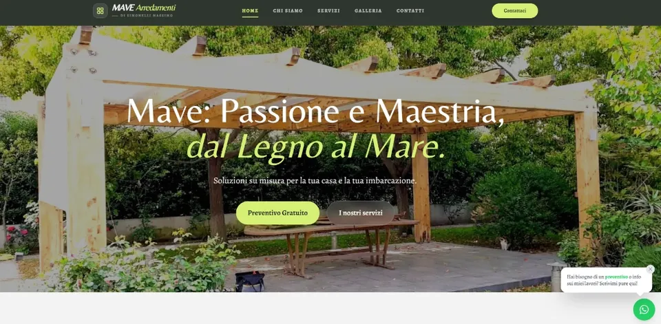 Anteprima del progetto Mave Arredamenti