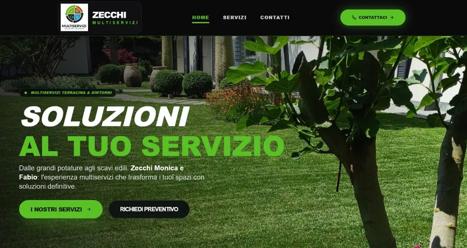 Anteprima del progetto Zecchi MultiServizi